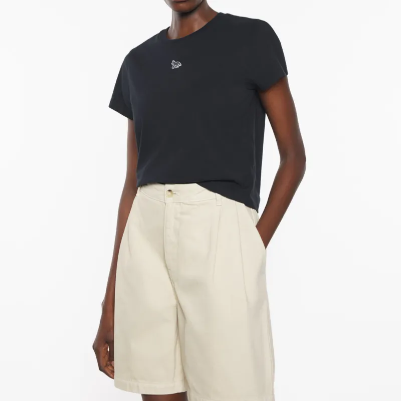 Maison Kitsune Speedy Fox Patch Comfort T Shirt-3