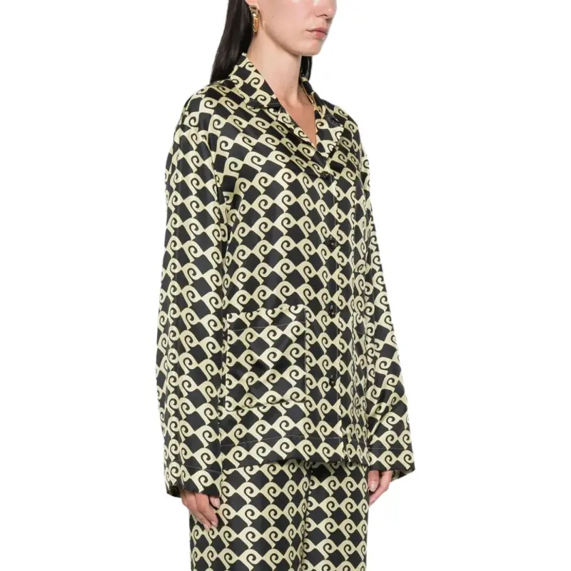 NANUSHKA Geometric Shirt-2