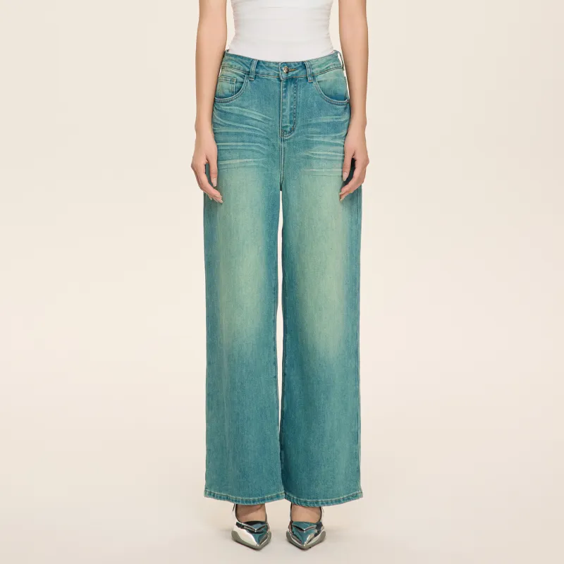 LIUREGALI Jeans Women's Blue-4
