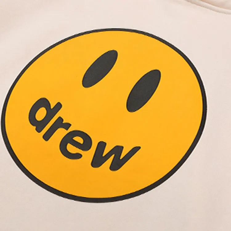 Drew House Smiley Collection Sweatshirt Unisex Milk White-5