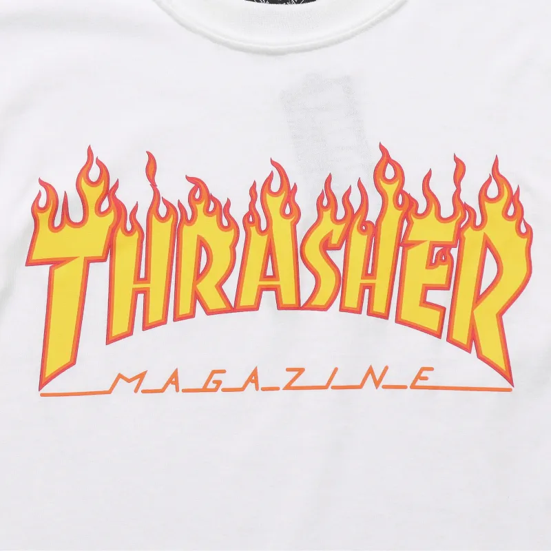 Thrasher T Shirts Unisex White-5