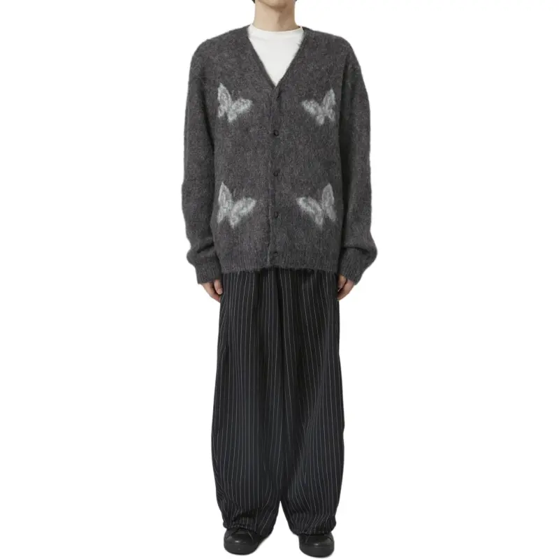 Studious X Needles STUDIOUS Co-brand Knitted Sweatpants Unisex Black-1
