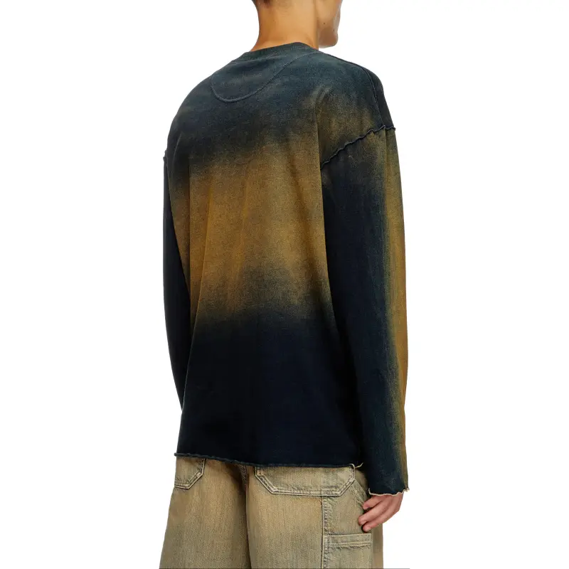 DIESEL FW24 T Shirt Men's Blue/Brown-3