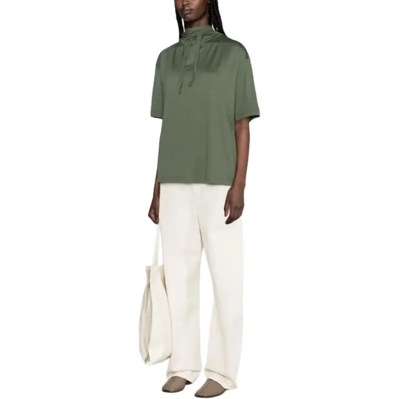 Lemaire Foulard T Shirt 'Smoky Green'-1