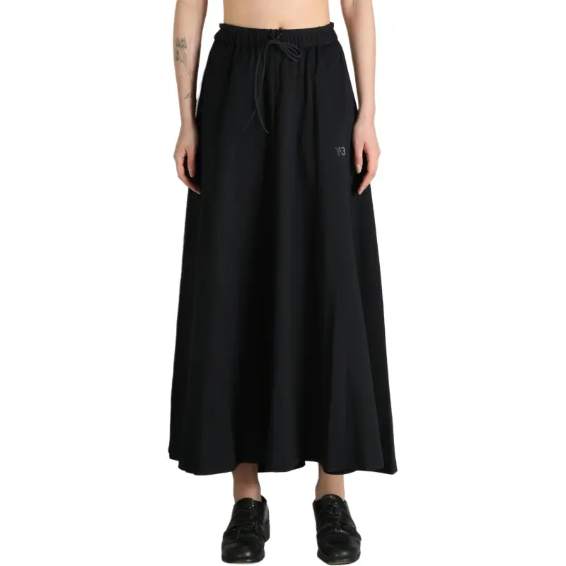 Y 3 Free Shipping With AdiClub Y 3 3 Stripes Track Skirt-1
