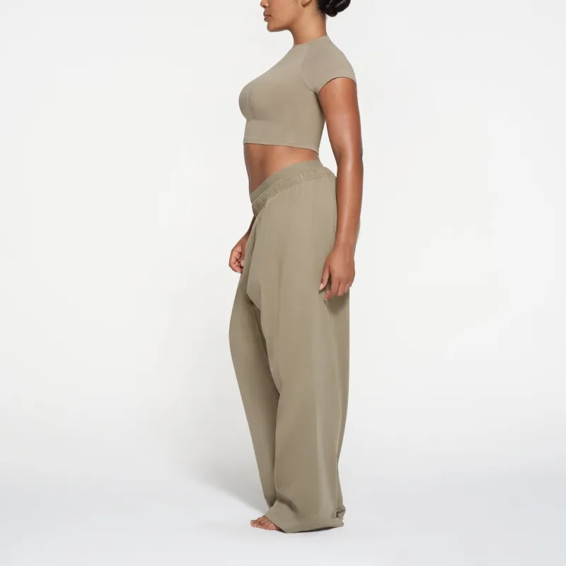 SKIMS Raglan Sleeve T Shirt Women's TAUPE/Taupe-2