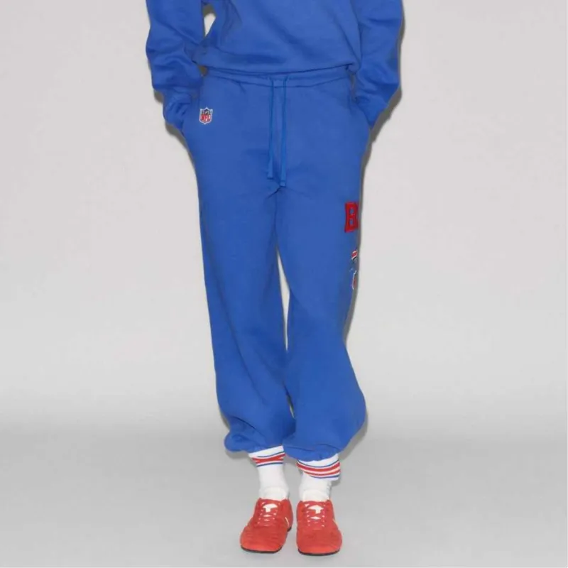 Nfl X ZARA Knitted Sweatpants Women's Blue-2