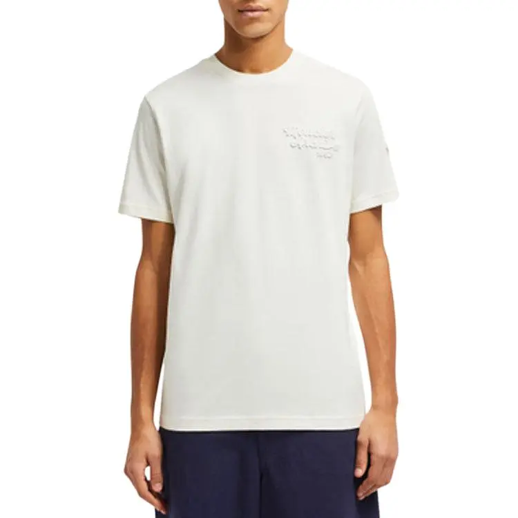 Moncler Logo Embroidered Crewneck T Shirt-2