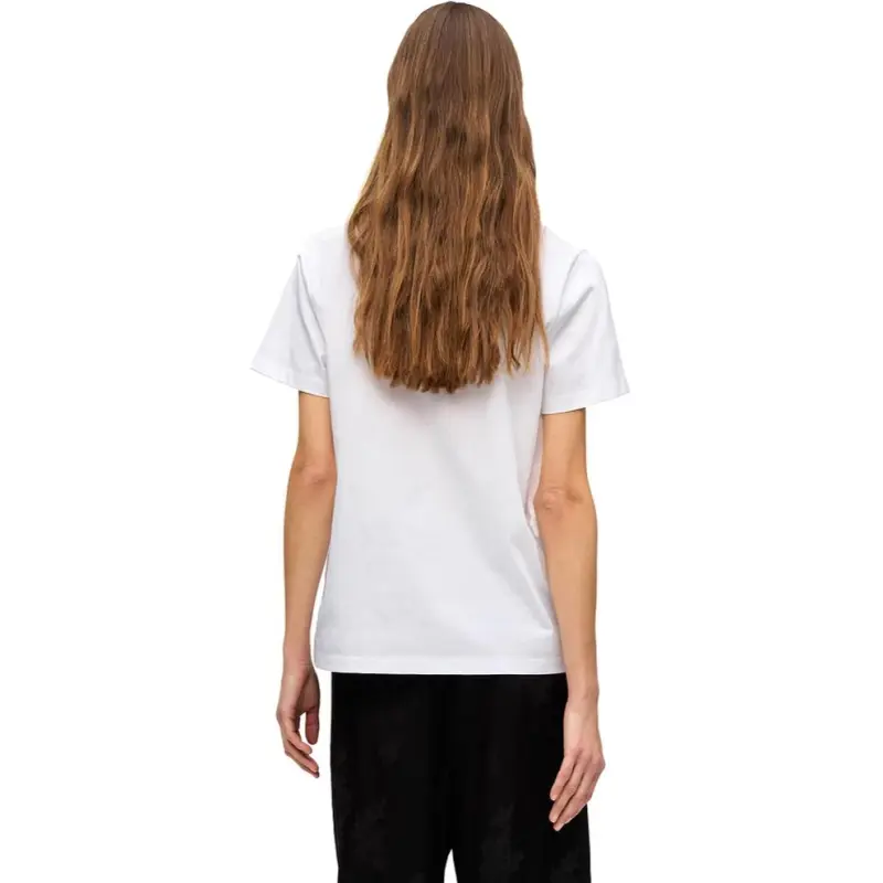 GANNI Logo Printed Crewneck T Shirt-3