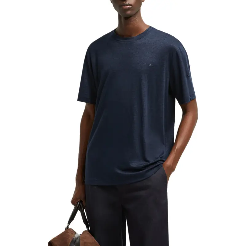 Moncler T Shirt Men's Dark Blue-1