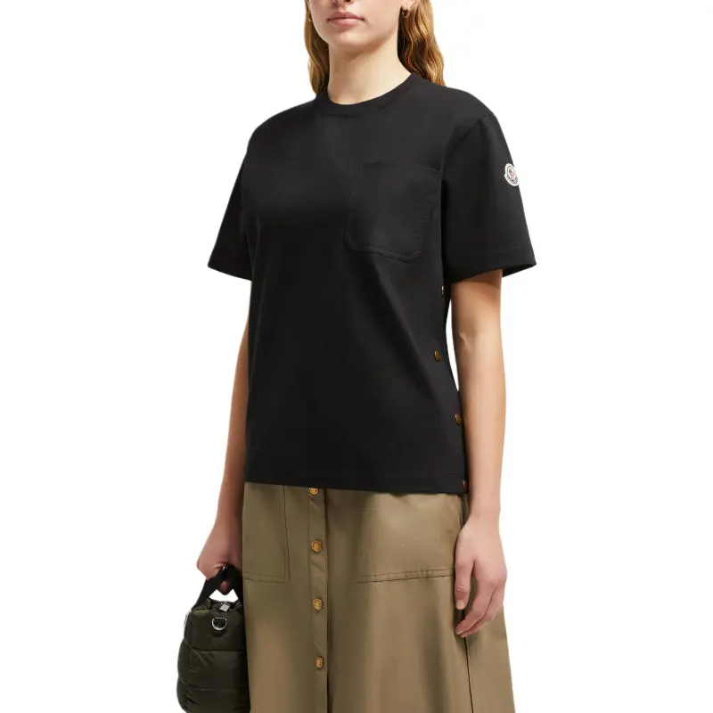 Moncler Pocket Detailed Crewneck T Shirt-1