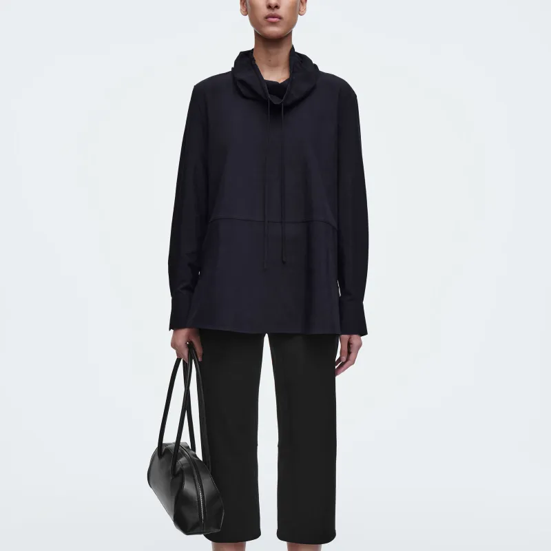 COS Sweatshirt Women's Navy Blue-2