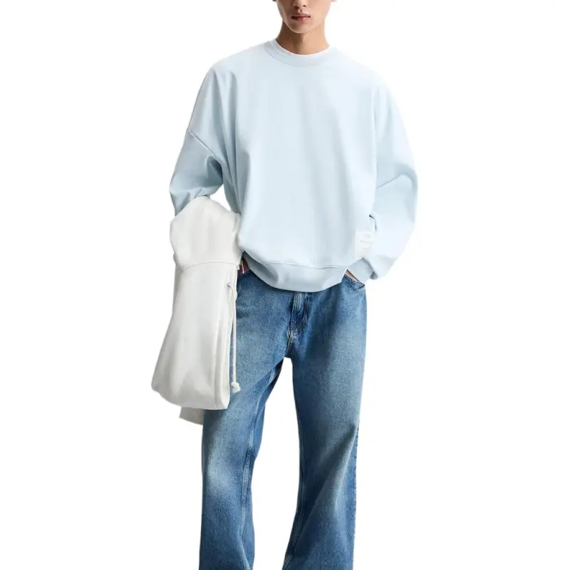 ZARA Sweatshirt Men's Light Blue-2