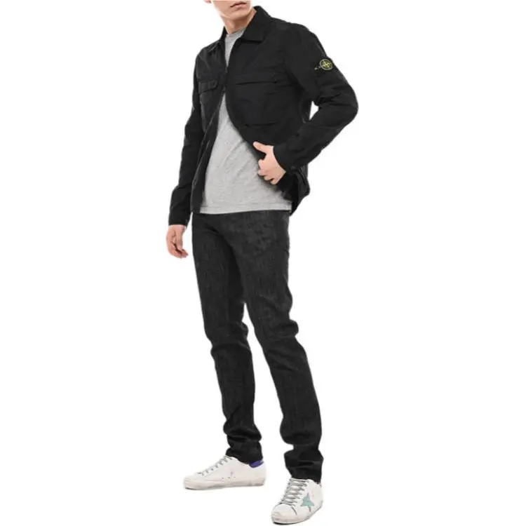 STONE ISLAND Jacket Men's Black-3