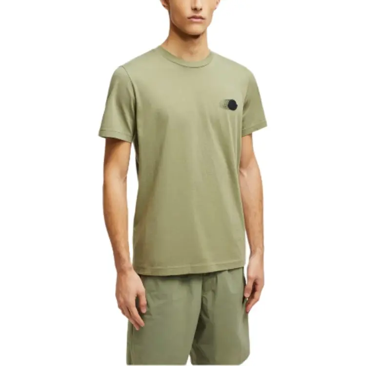 Moncler Faded Logo Motif Crewneck T Shirt-2