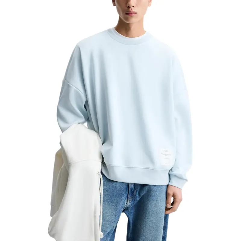 ZARA Sweatshirt Men's Light Blue-3