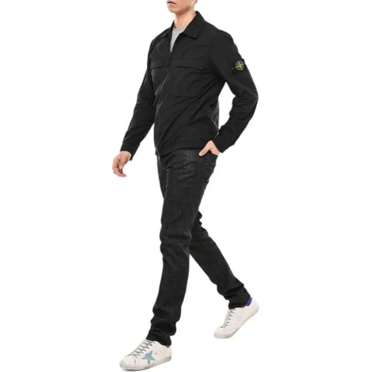 STONE ISLAND Jacket Men's Black-4