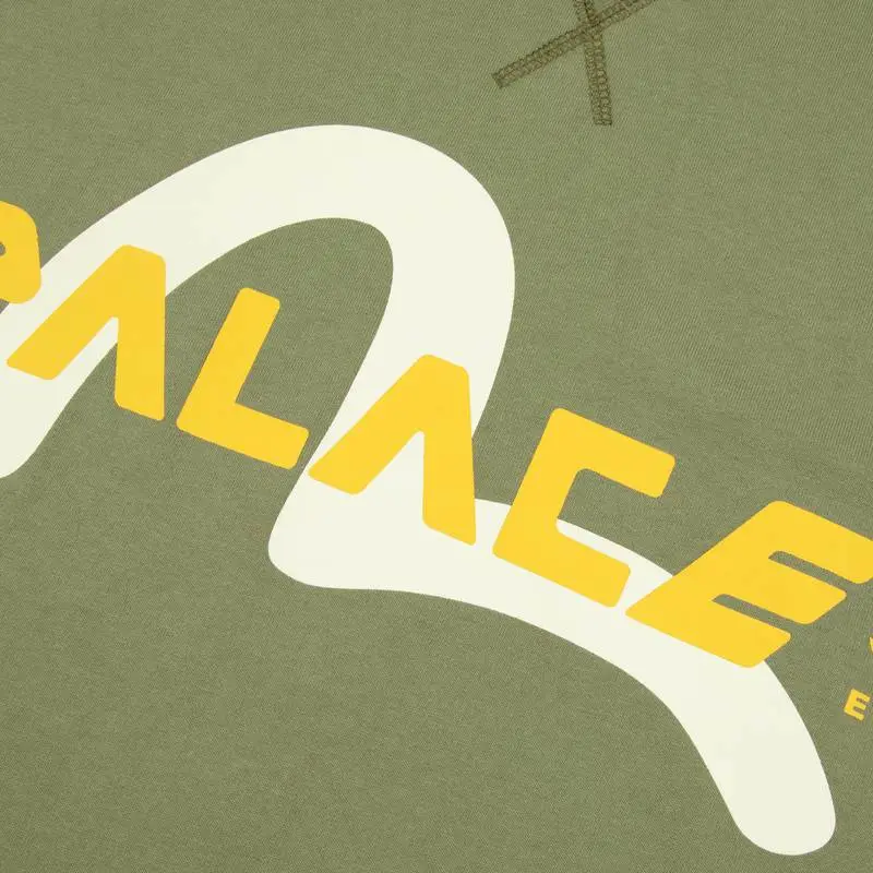 PALACE X Evisu Logo T Shirt-3