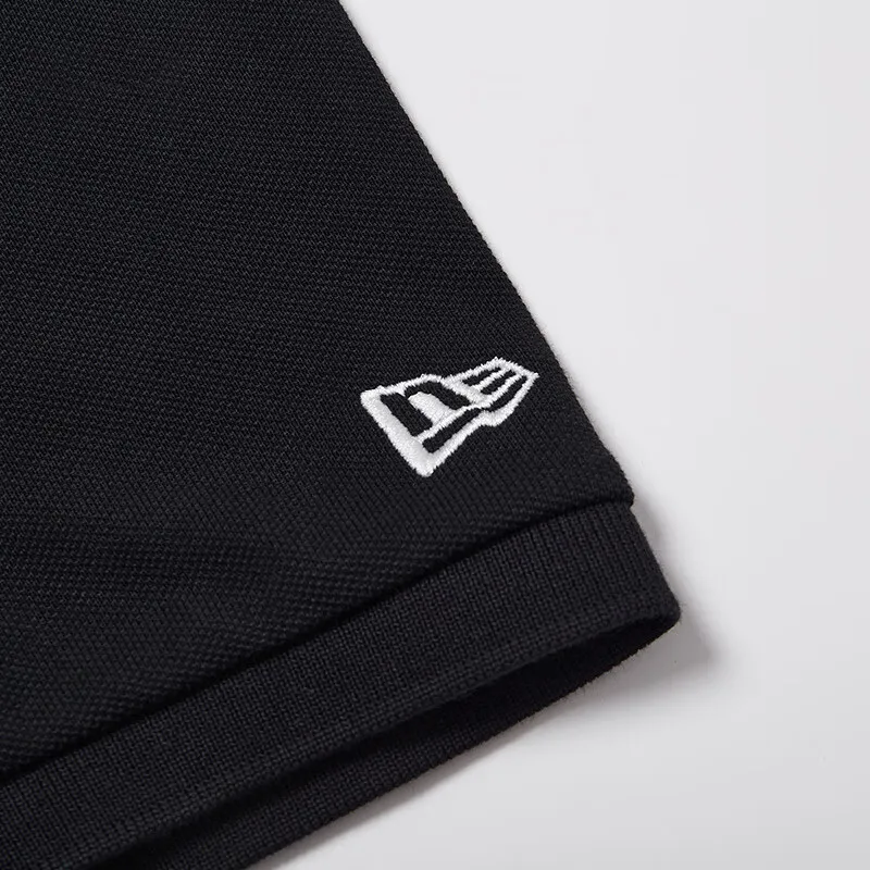 New Era Polo Shirt Unisex Black-2