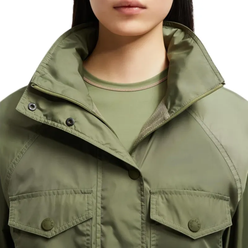 Moncler Jackets Coats Women's Sage Green-4