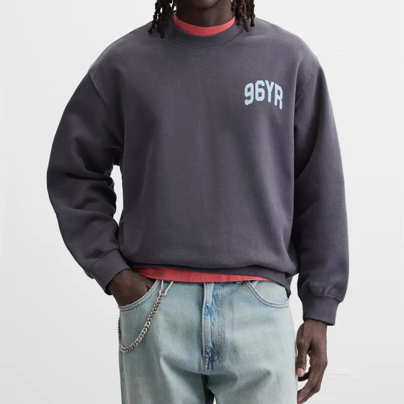 ZARA Sweatshirts Men Purple-2