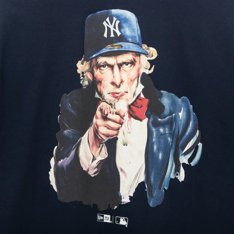 New Era T-Shirt Men's Midnight Blue-3