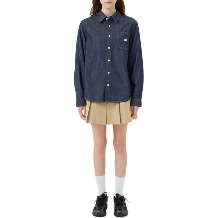 Lee Shirts Unisex Indigo-3