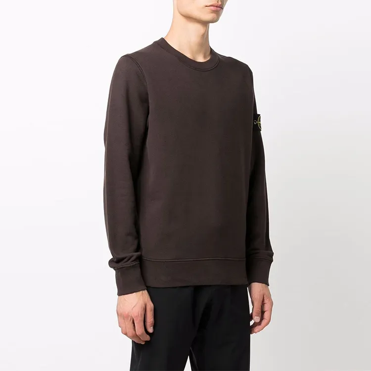 STONE ISLAND 63020 Brushed Cotton Fleece Crewneck-2
