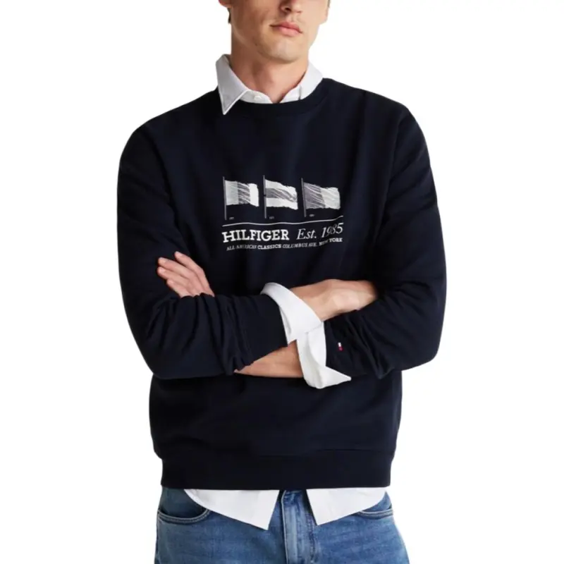 Tommy Hilfiger Sweatshirt Men's Marine Blue-2