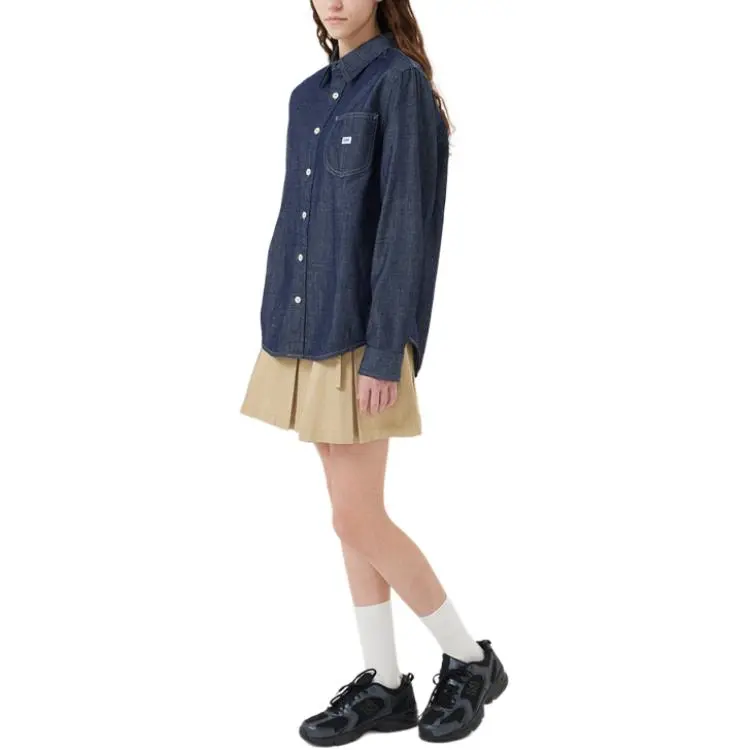 Lee Shirts Unisex Indigo-4