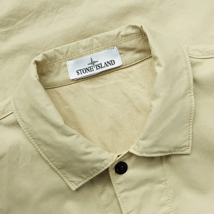 STONE ISLAND Shirts Men Beige-5
