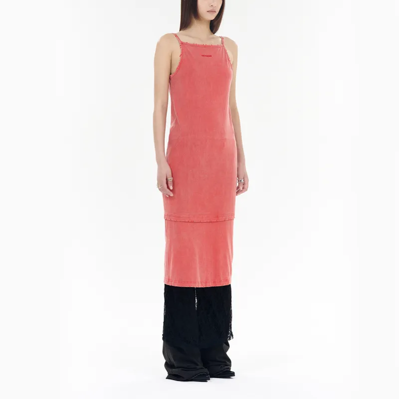WE11DONE Sleeveless Dresses Women's Red-2