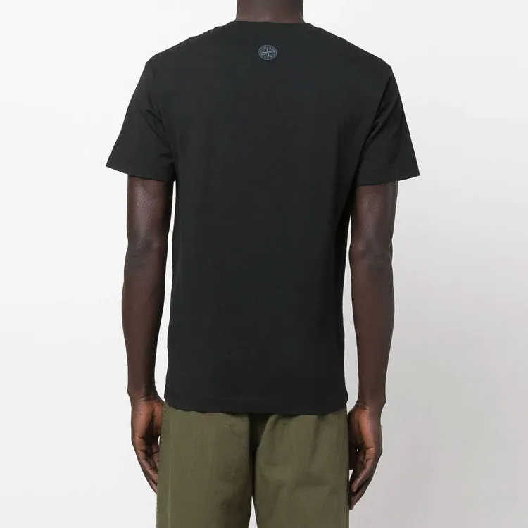 STONE ISLAND Logo print Detail T shirt-3