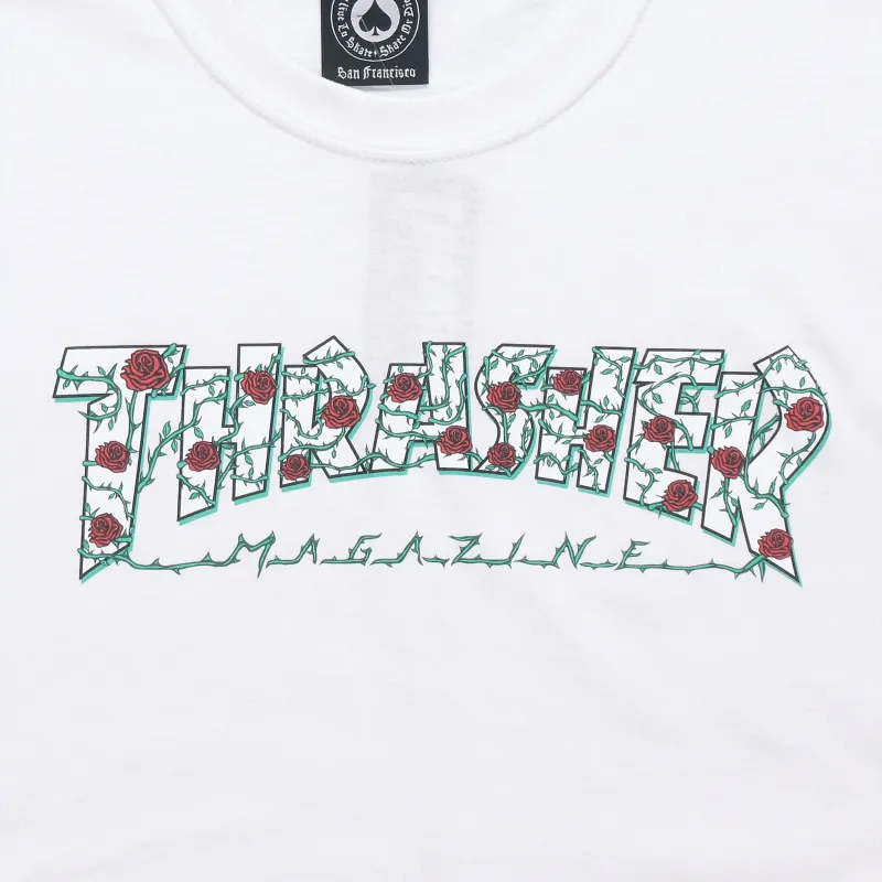 Thrasher T Shirt US Version Unisex White-6