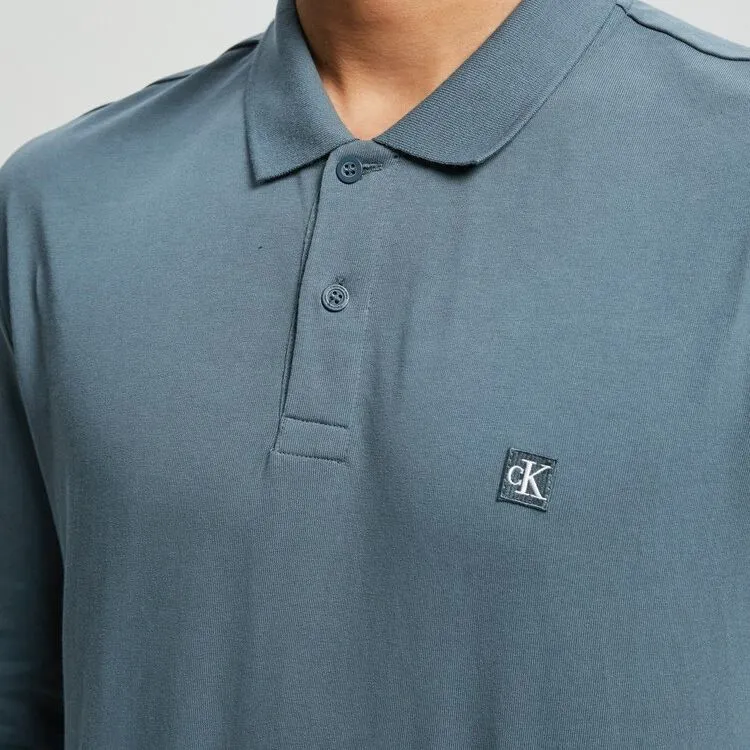 CALVIN KLEIN Polo Shirt Men's Blue-4