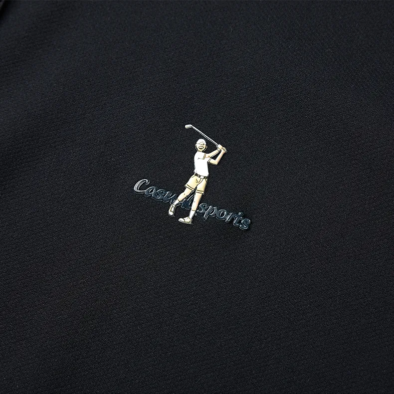 HLA Co authored Series By Artists Polo Shirt Men's Navy Blue-2