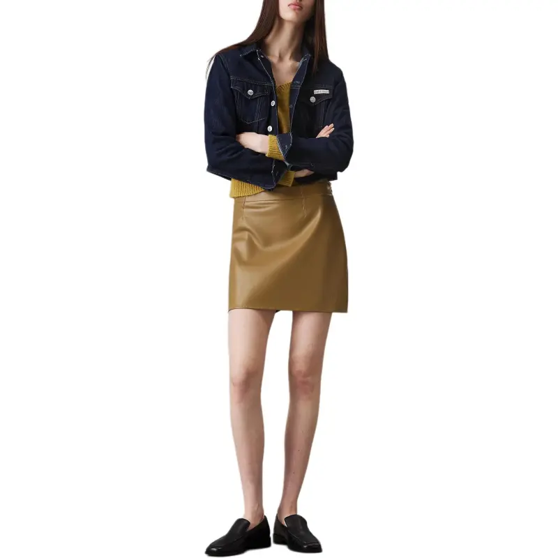 CALVIN KLEIN Denim Jacket Women's Dark Blue-2