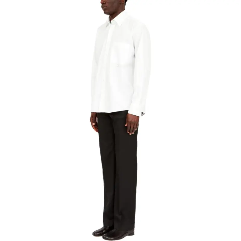 MM6 Maison Margiela Detachable Collar Long Sleeved Shirt-1