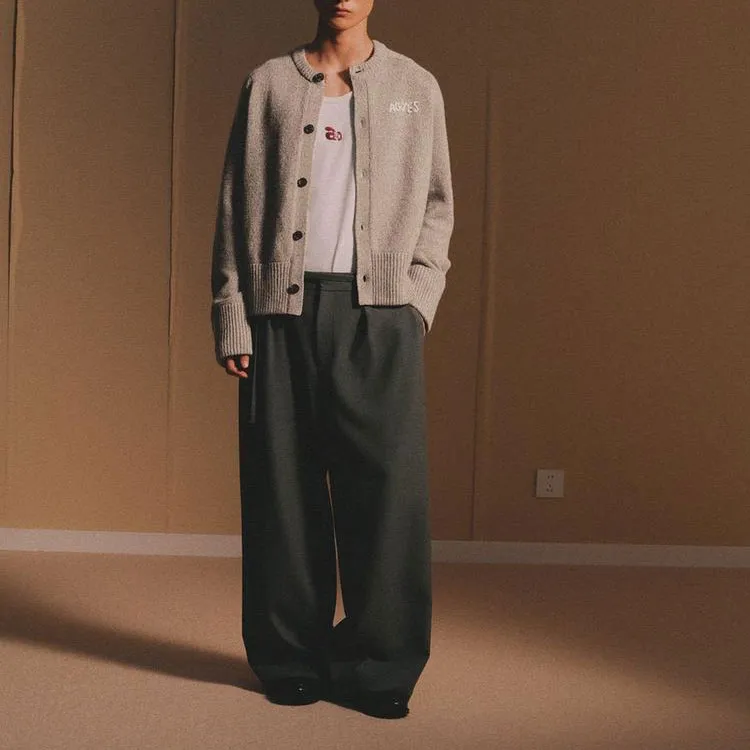 Ao Yes X ZARA AO YES Collaboration Knitwear Unisex Beige-2