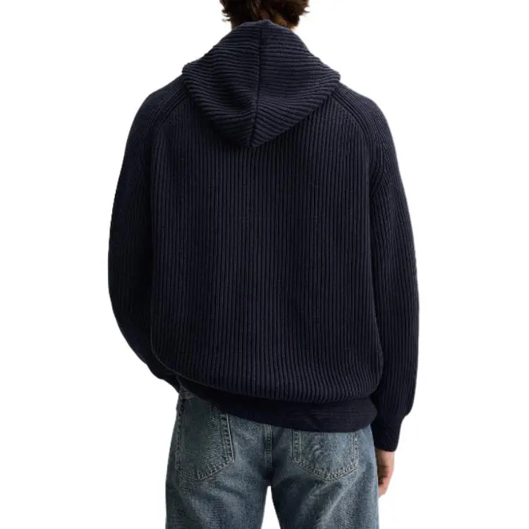 ZARA Sweaters Men Sea Blue-3