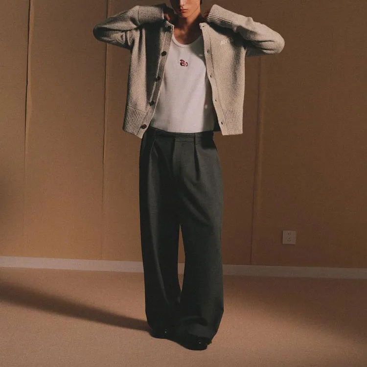 Ao Yes X ZARA AO YES Collaboration Knitwear Unisex Beige-3