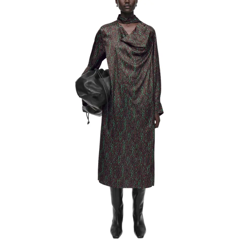 COS Long-Sleeved Dresses Women's Black-1
