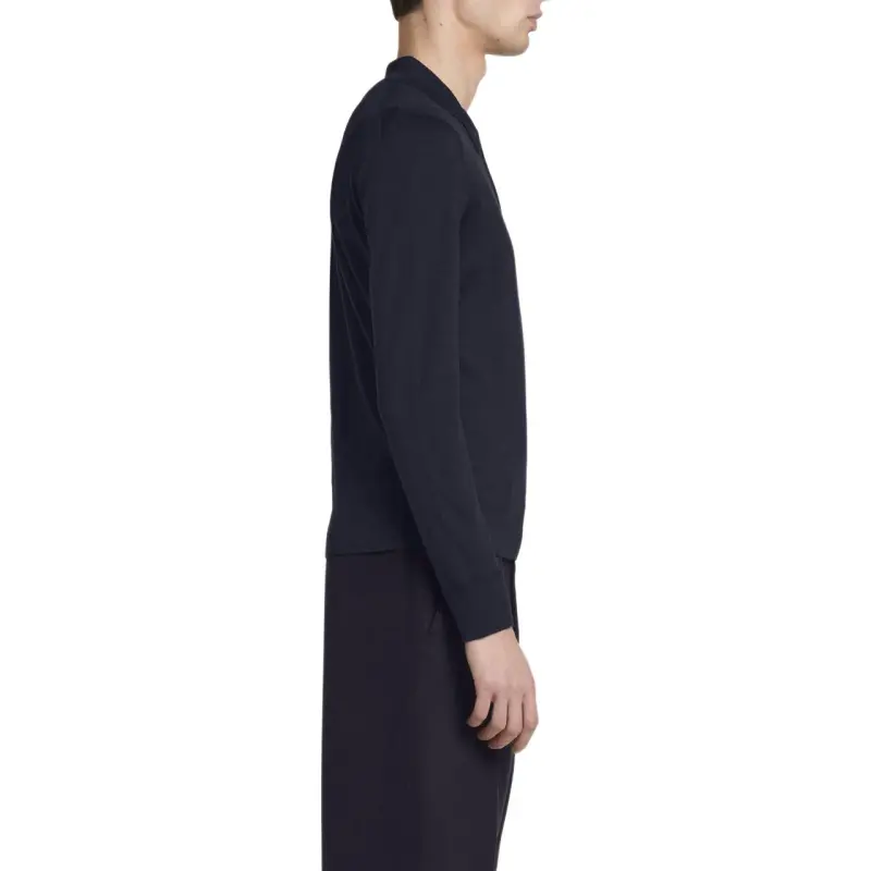 COS Polo Shirts Men Navy Blue-3
