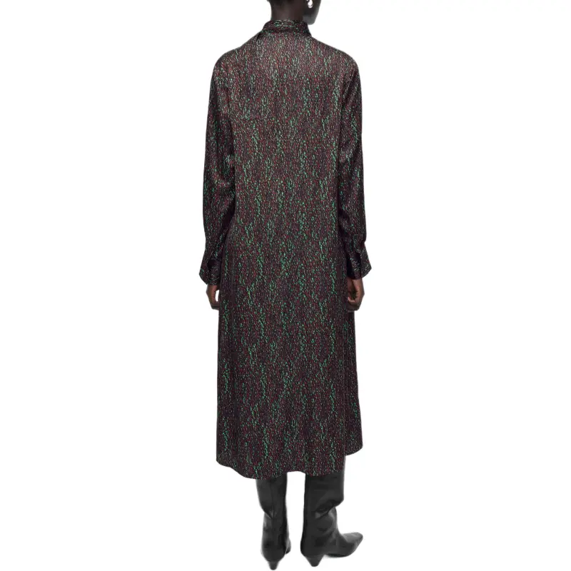 COS Long-Sleeved Dresses Women's Black-3