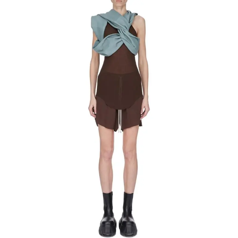 RICK OWENS Basic Ribbed Tank Top-3