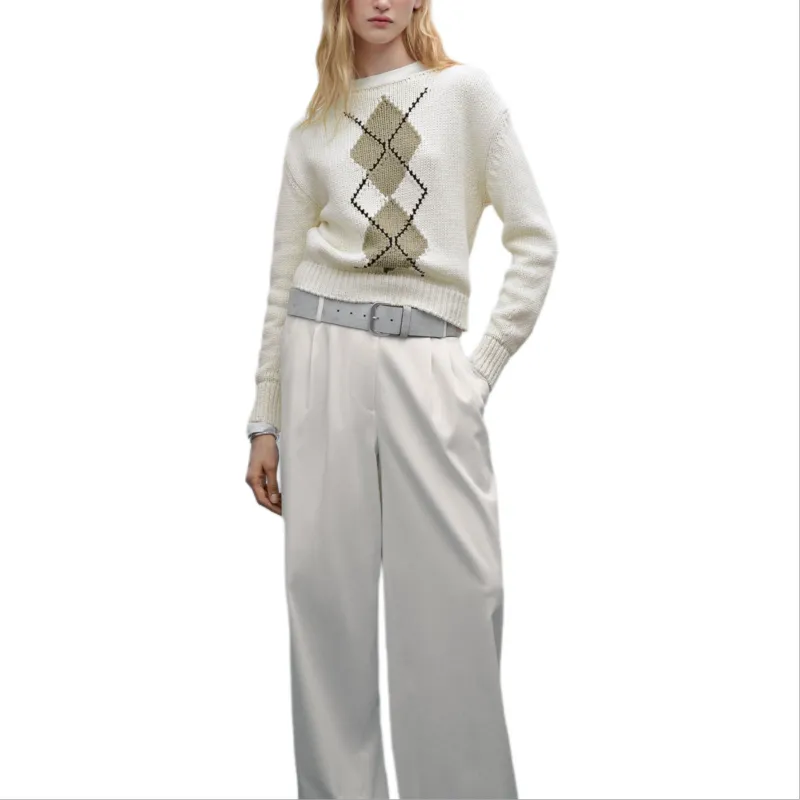 Massimo Dutti Knitwear Women's White-3