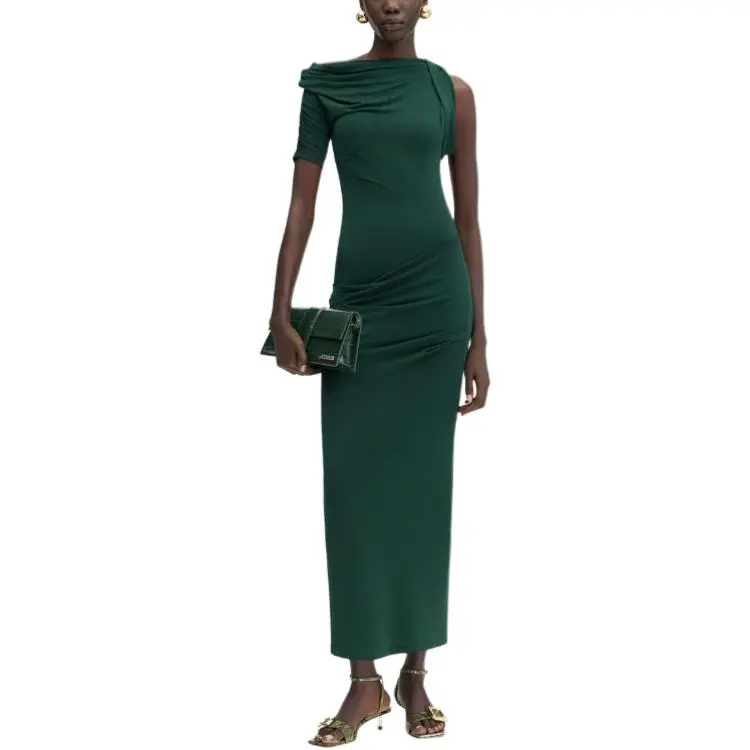 Jacquemus The Drapeado Midi Dress-1