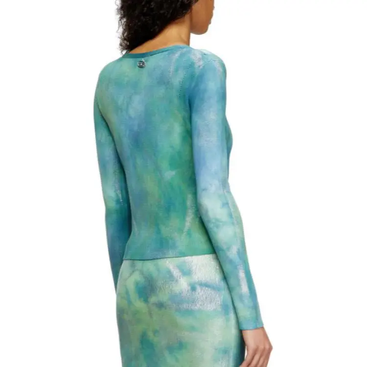 DIESEL Tie Dye V Neck Cardigan-3