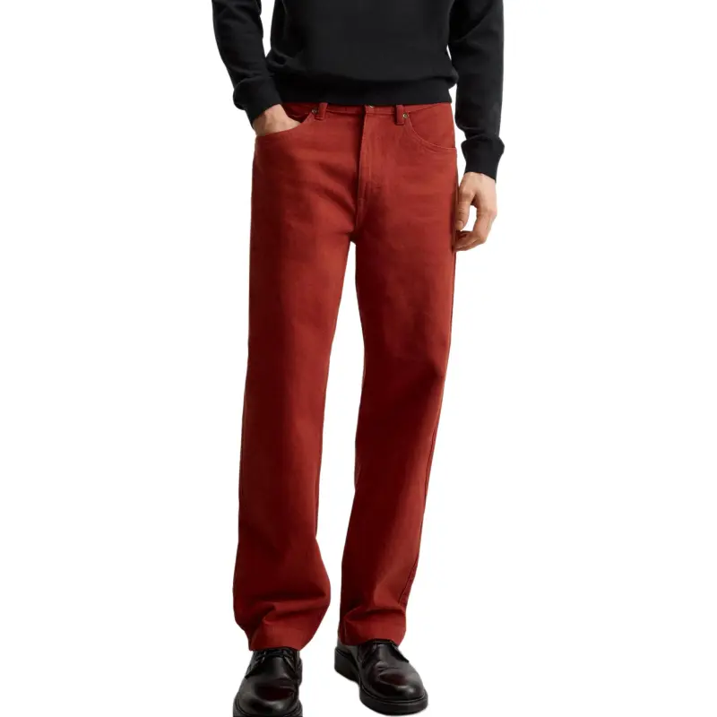 ZARA Jeans Men Red-2