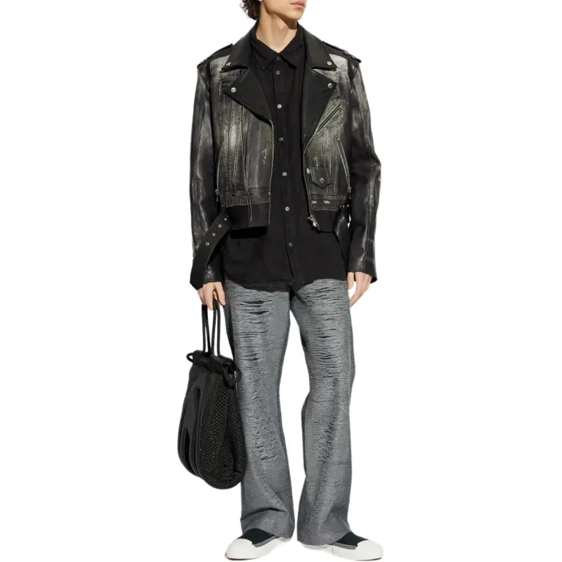 DIESEL S Werp Logo Embroidered Shirt-1